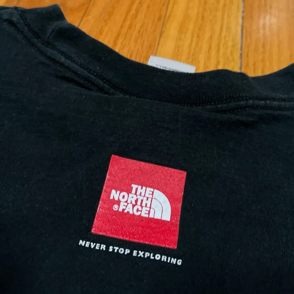 Vintage The North Face Snowboarder Snowboarding Black T-Shirt Men’s XL Y2K